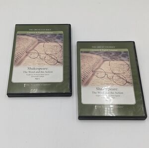 The Great Courses Shakespeare The Word and The Action Part 1 2 Peter Saccio  DVD